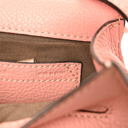 Chloe Grained Calfskin Small Marcie Saddle Bag Pink 7 of 11