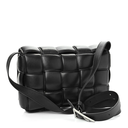 Bottega Veneta Nappa Maxi Intreccio Padded Cassette Crossbody Bag Black 3 of 8