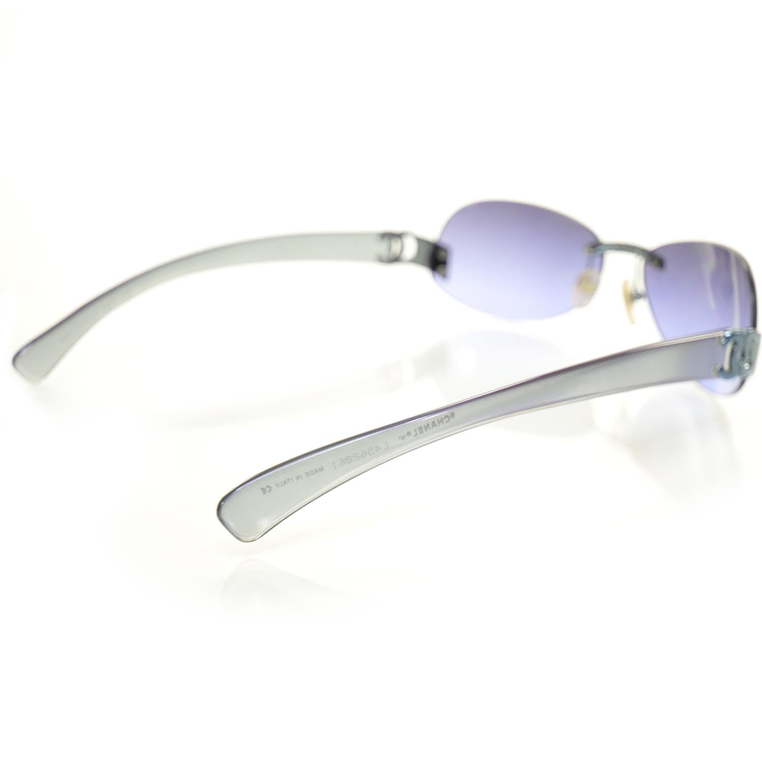 Chanel Frameless CC Logo Sunglasses Purple 4037 2 of 7