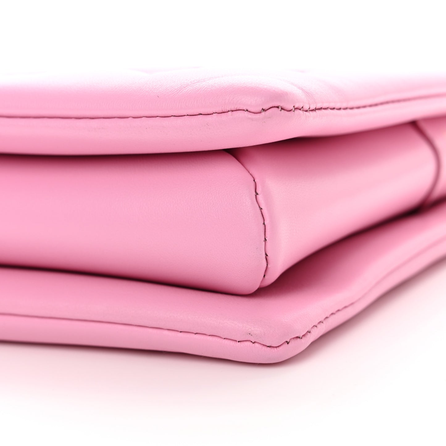Lambskin Embossed Monogram Coussin PM  Rose Bonbon