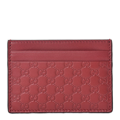 Gucci Microguccissima Card Holder Red 1 of 7
