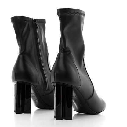 Louis Vuitton Calfskin Silhouette Ankle Boots 37.5 Black 4 of 8