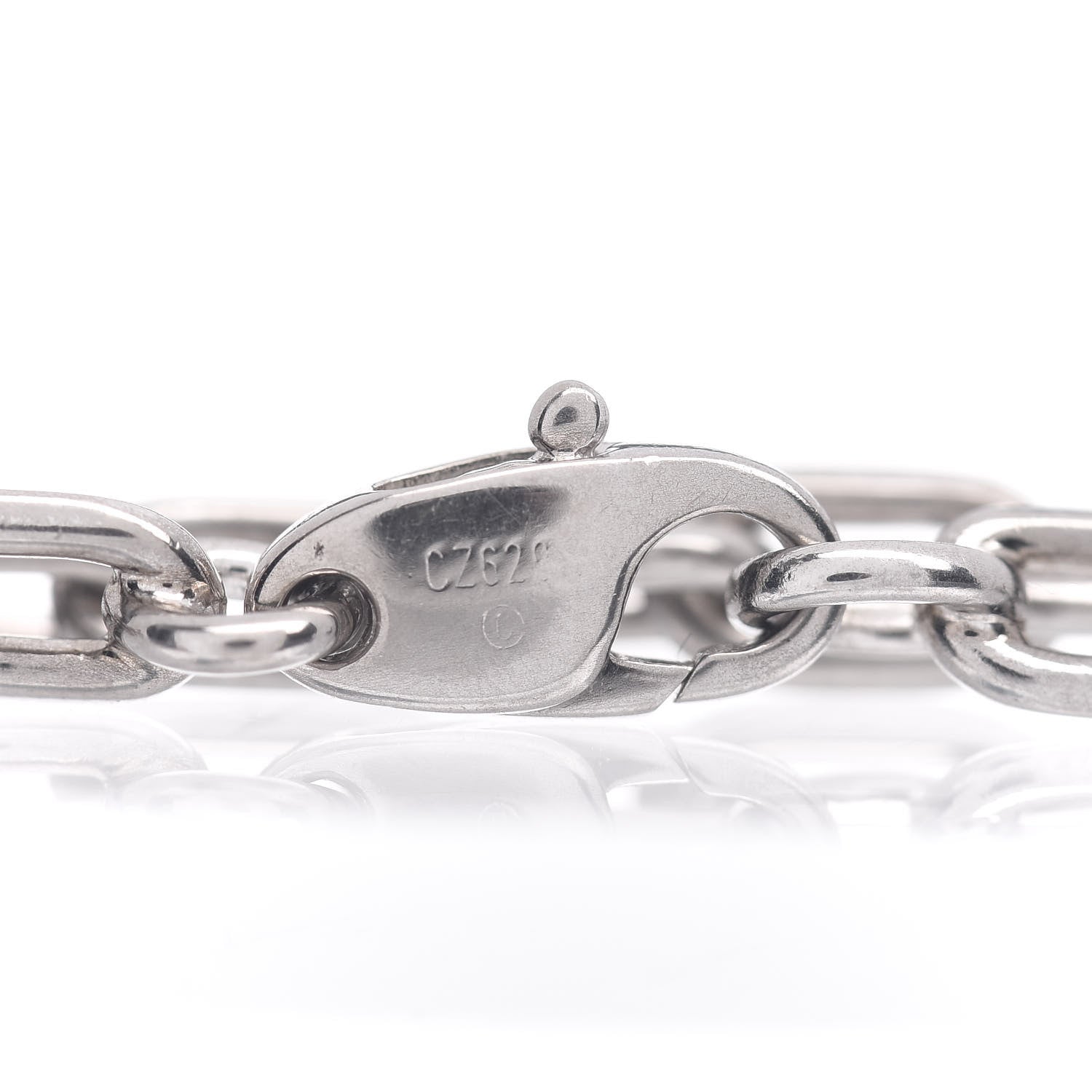 Cartier 18K White Gold Spartacus Chain Bracelet 4 of 4