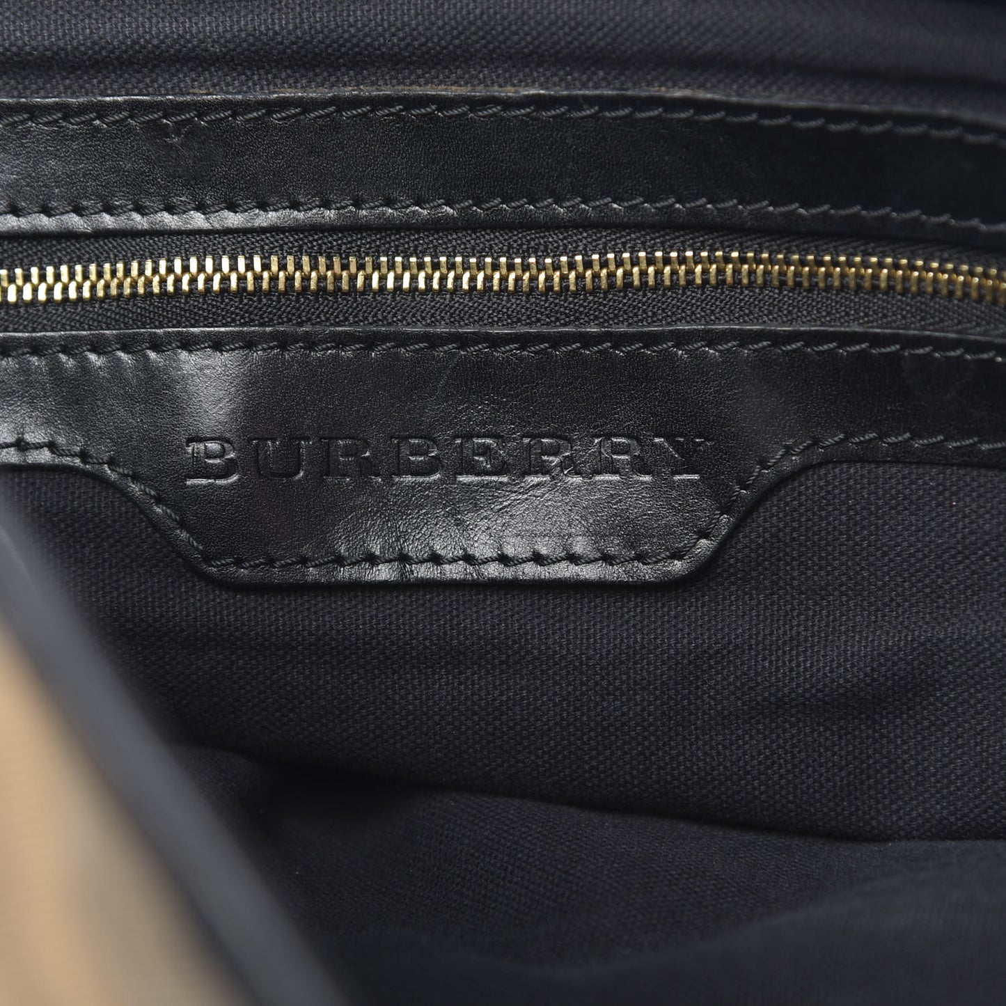 House Check Bridle Calfskin Medium Gosford Hobo Black