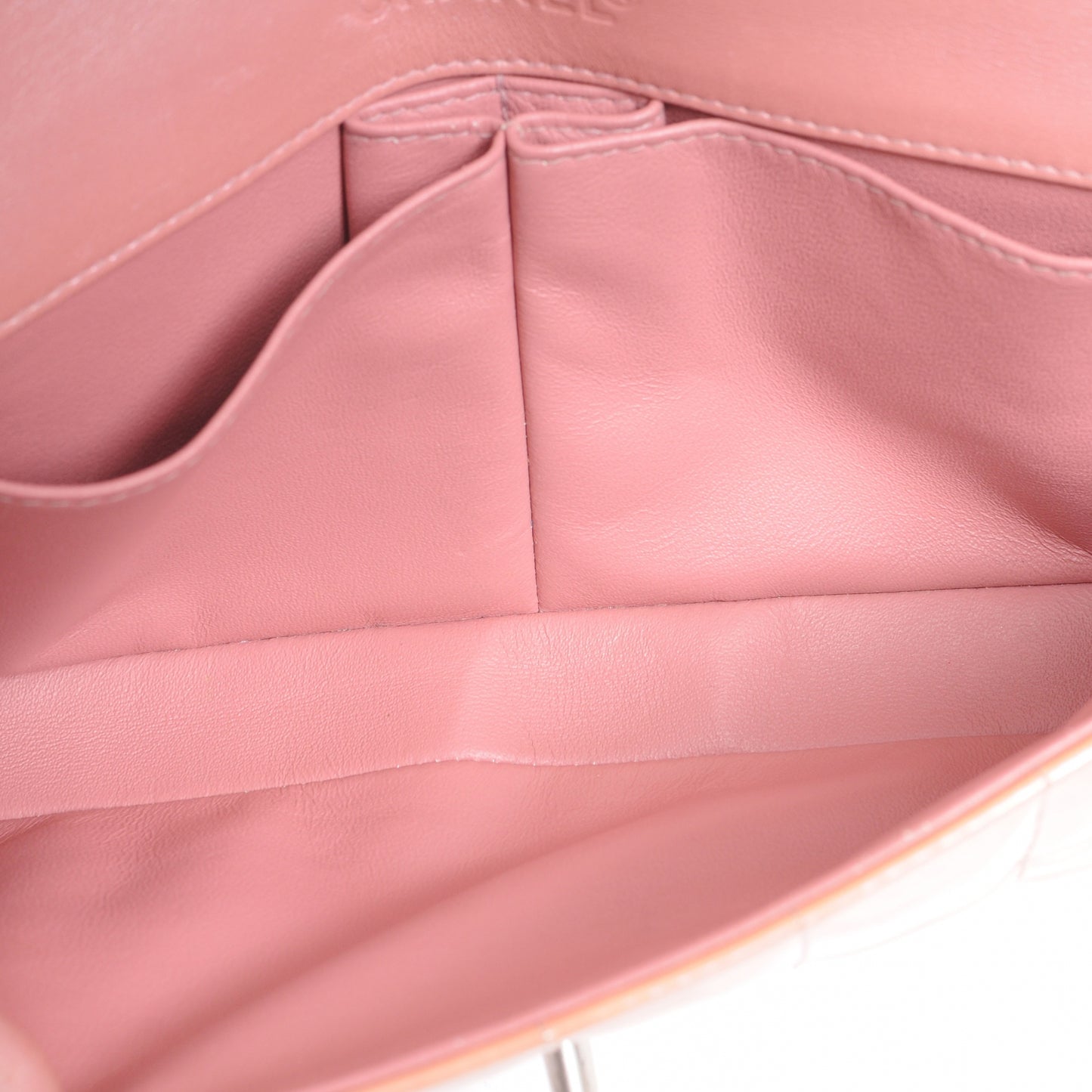 Patent East West Chocolate Bar Flap Coral