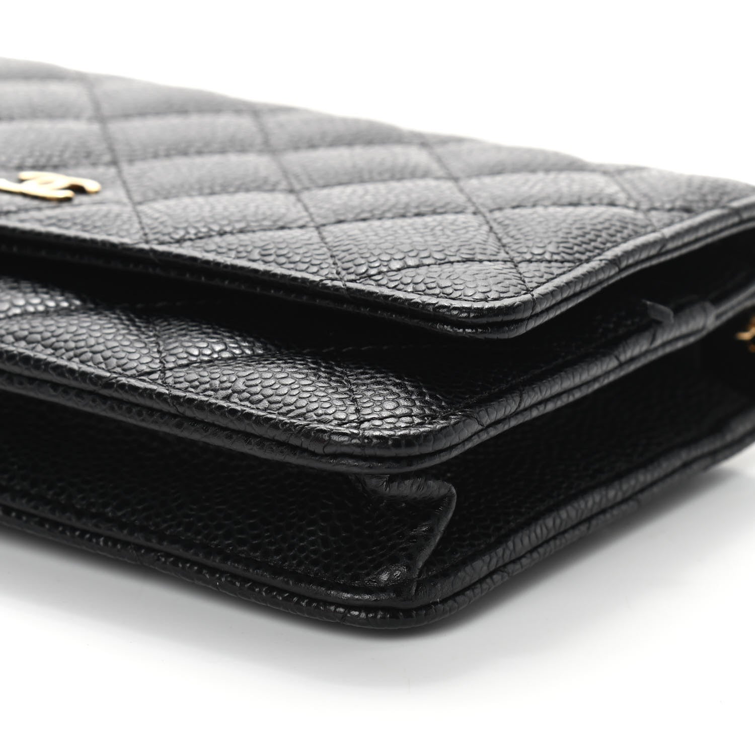 Chanel Caviar Quilted Wallet On Chain WOC Black 9 of 9