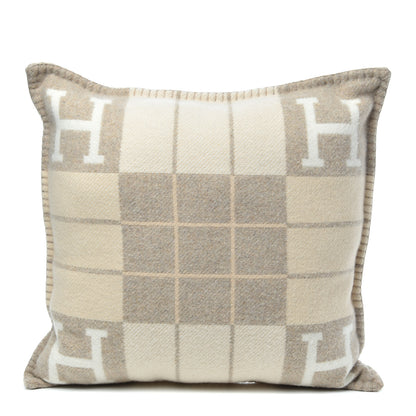 Hermes Wool Cashmere Avalon III Pillow PM Coco Camomille 1 of 3
