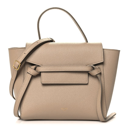 Celine Grained Calfskin Nano Belt Bag Light Taupe 1 of 9