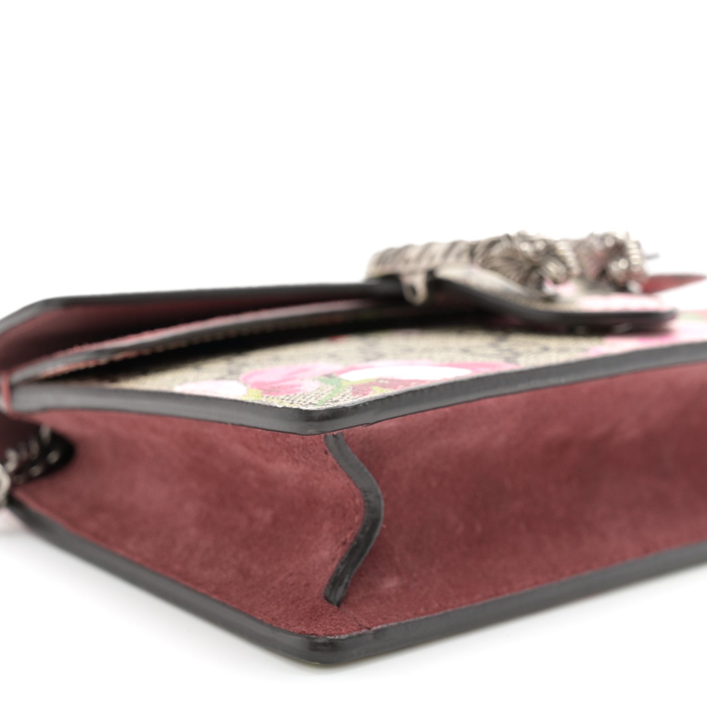 GG Supreme Monogram Blooms Super Mini Dionysus Shoulder Bag Beige Multicolor Dry Rose