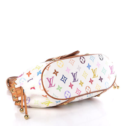 Louis Vuitton Monogram Multicolor Theda GM White 4 of 9