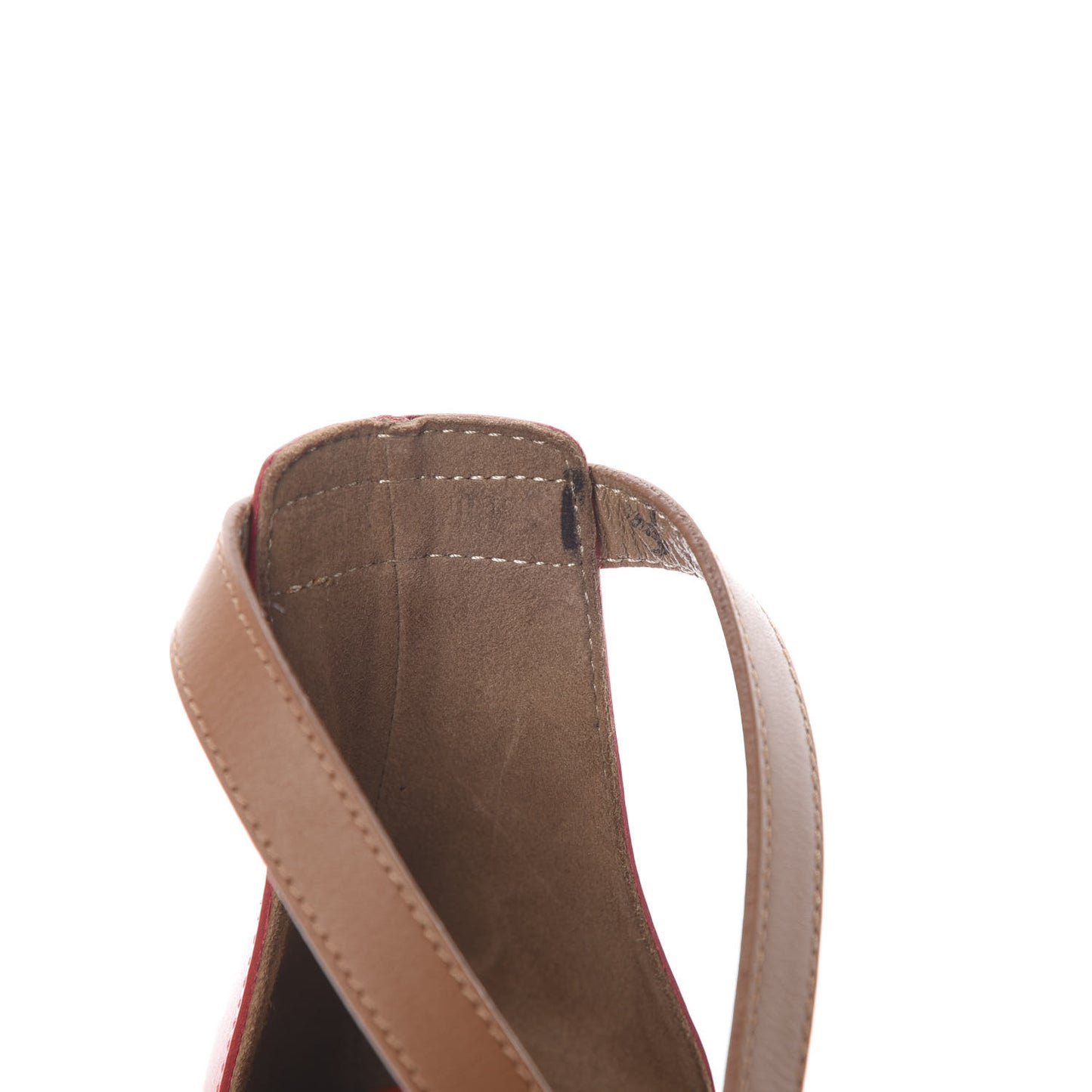 Calfskin Manege Sandals 37 Pavot Palissandre