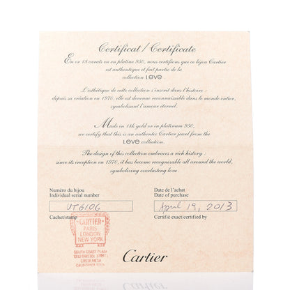 Cartier 18K Pink Gold Pink Sapphire 5.5mm LOVE Ring 52 6 5 of 6