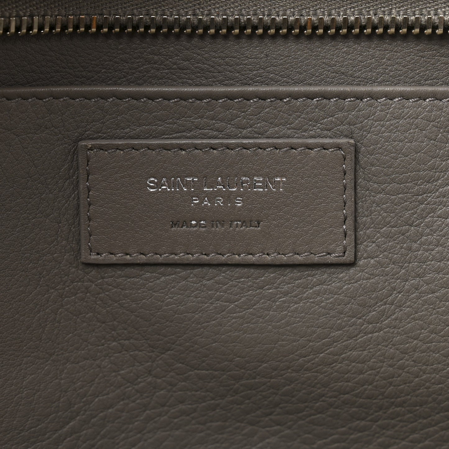 Calfskin Suede Baby Monogram Downtown Cabas Grey
