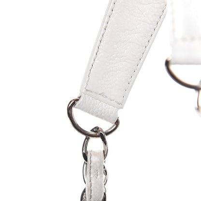 Chanel Caviar Quilted Grand Shopping Tote GST White 8 of 11