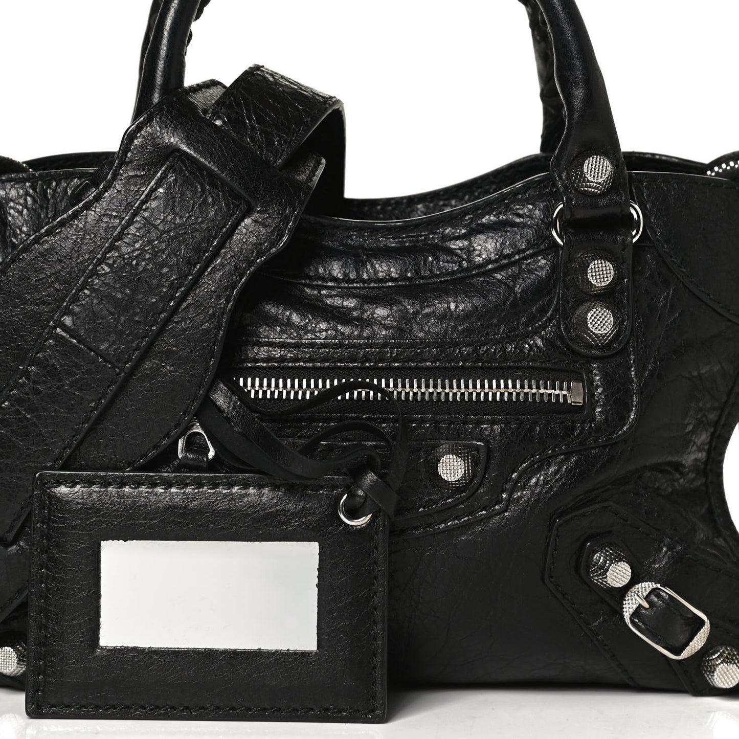 Agneau Giant 12 Silver Hardware Mini City Black