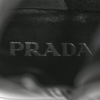 Prada Nappa Tech Logo Over the Knee 70mm Platform Boots 36 Black 8 of 10