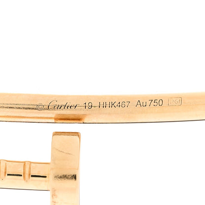 Cartier 18K Yellow Gold Small Juste Un Clou Bracelet 19 3 of 4