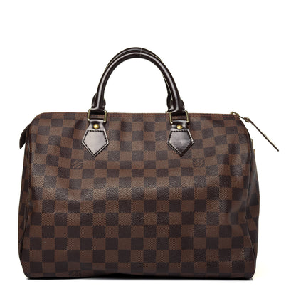 Louis Vuitton Damier Ebene Speedy 30 1 of 17
