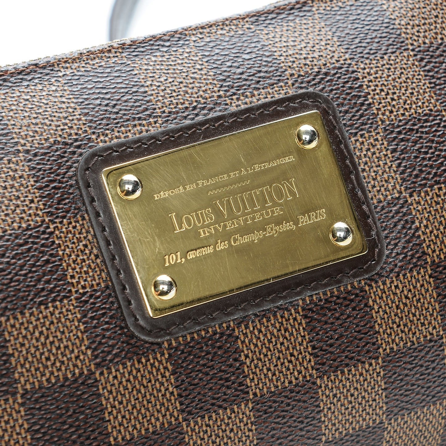 Damier Ebene Eva Clutch