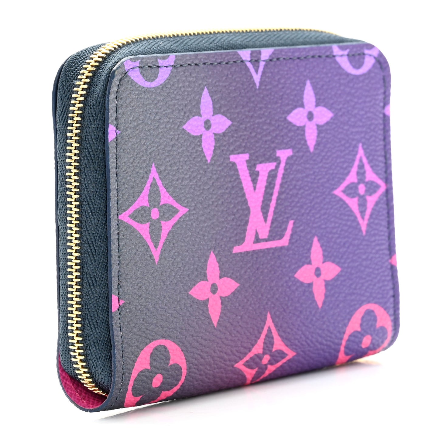 Monogram Giant Spring In The City Zippy Coin Purse Midnight Fuchsia