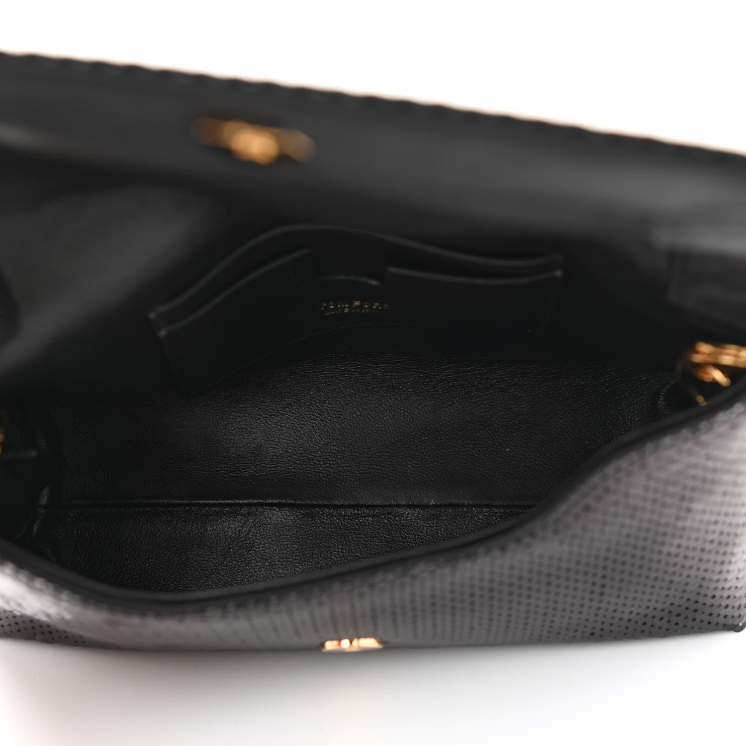 Tom Ford Sequin Mini Label Shoulder Bag Black 5 of 8