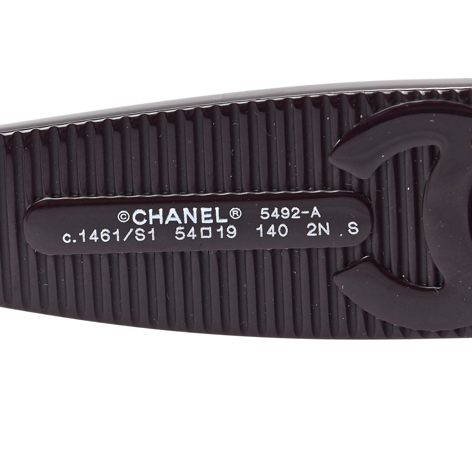 Chanel Acetate Butterfly Large CC Sunglasses 5492-A Burgundy 6 of 6