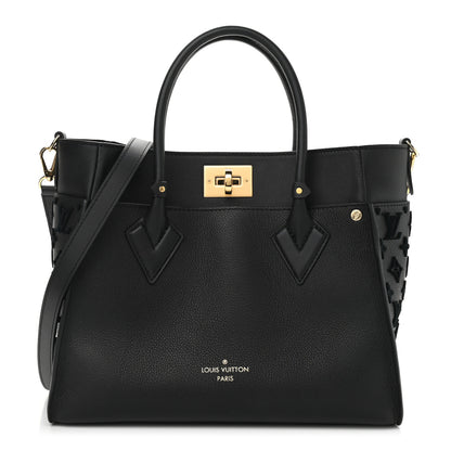 Louis Vuitton Calfskin Monogram Tufting On My Side Black 1 of 10