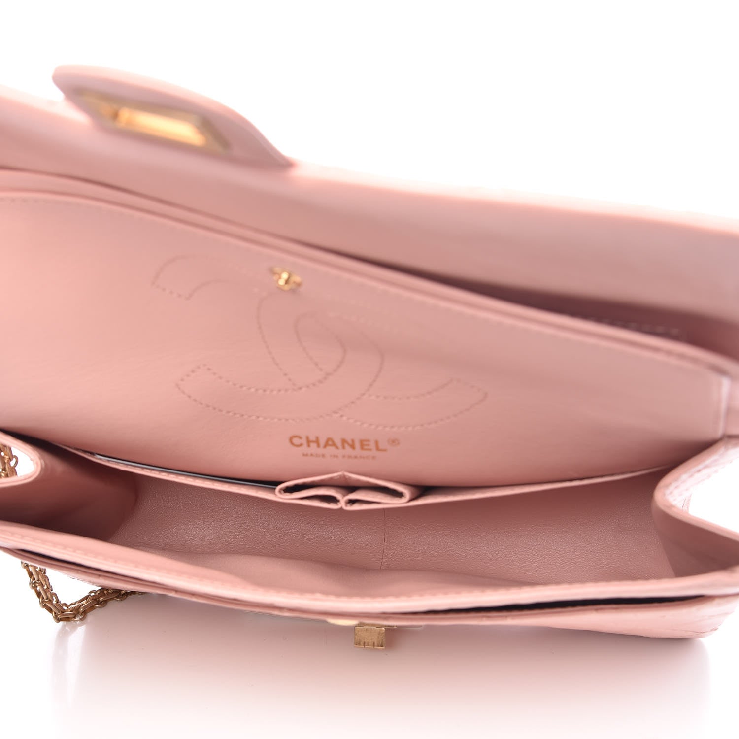 Chanel Aged Calfskin Quilted 2.55 Reissue 226 Flap Light Pink 6 of 15