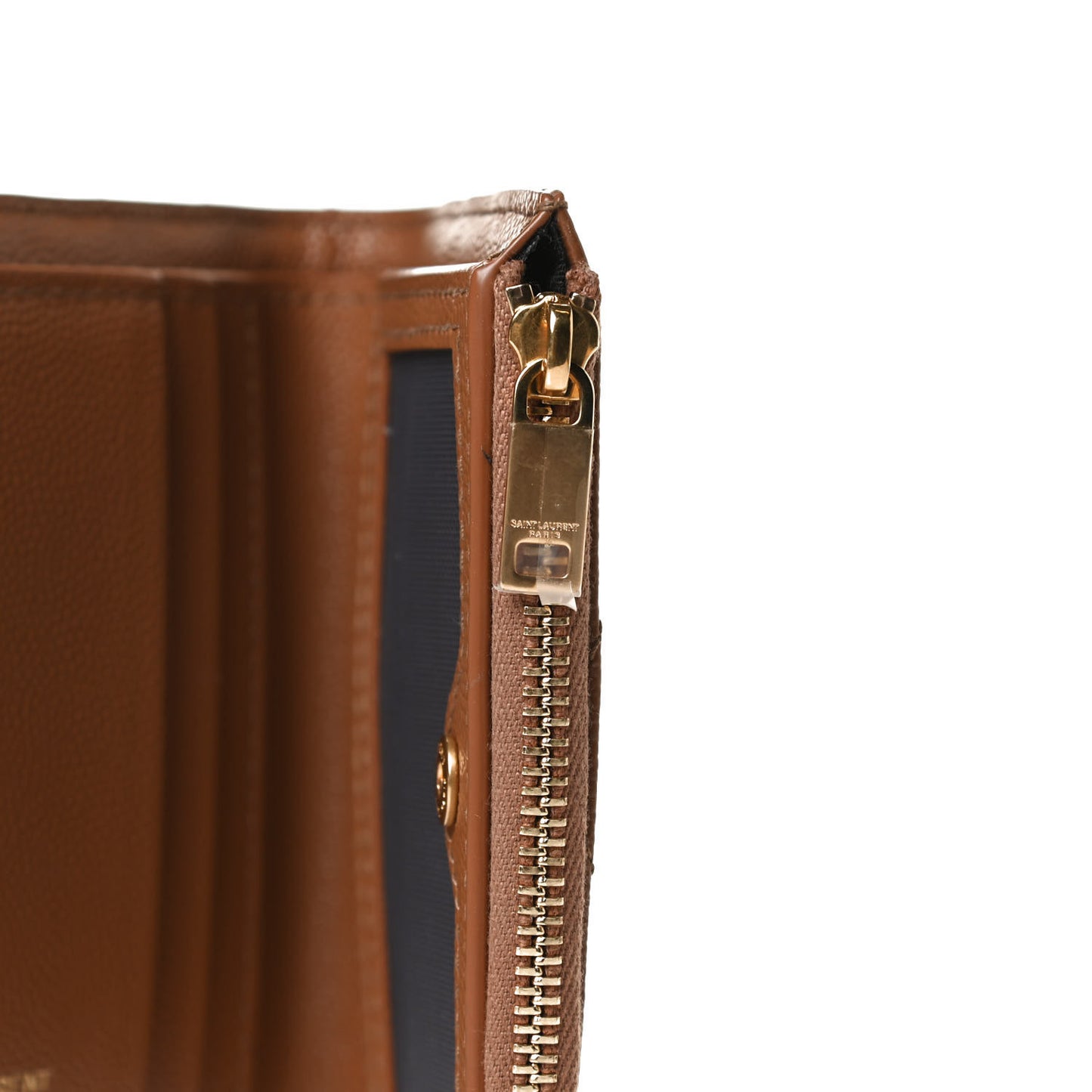 Grain De Poudre Matelasse Chevron Monogram Zipped Card Case