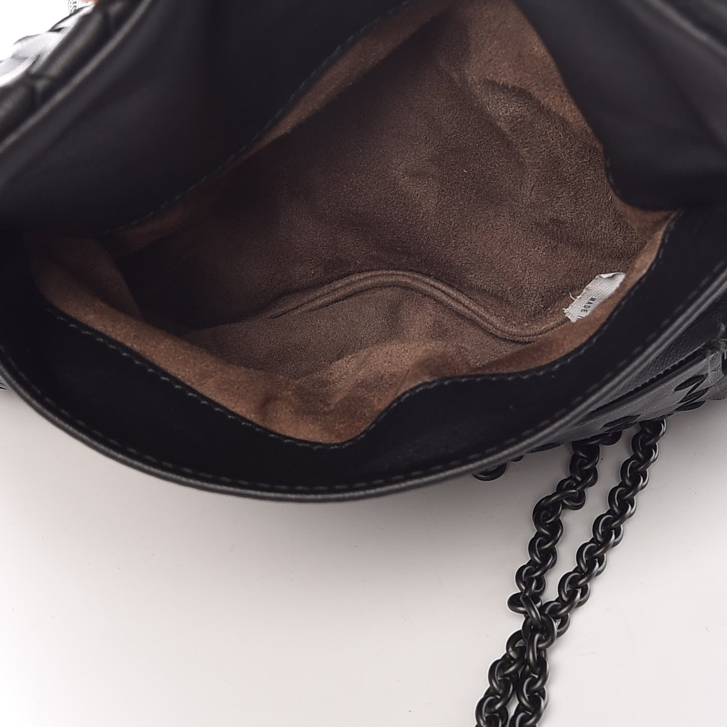 Bottega Veneta Nappa Intrecciato Mini Chain Messenger Black 6 of 12