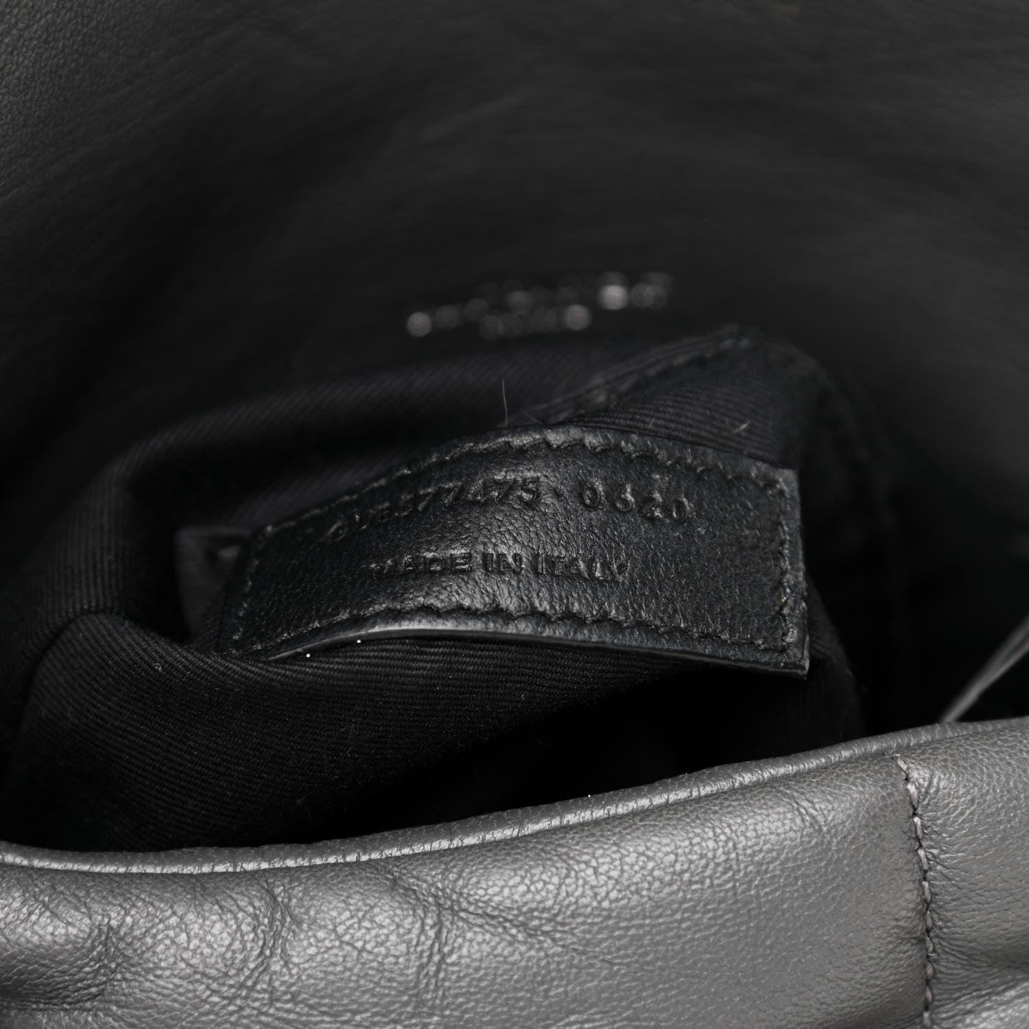 Saint Laurent Calfskin Quilted Medium Loulou Puffer Monogram Chain Satchel Storm 8 of 12