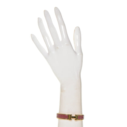 Hermes Enamel Narrow Clic Clac H Bracelet PM Muscat 2 of 5