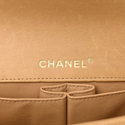 Chanel Lambskin East West Chocolate Bar Flap Beige 6 of 15