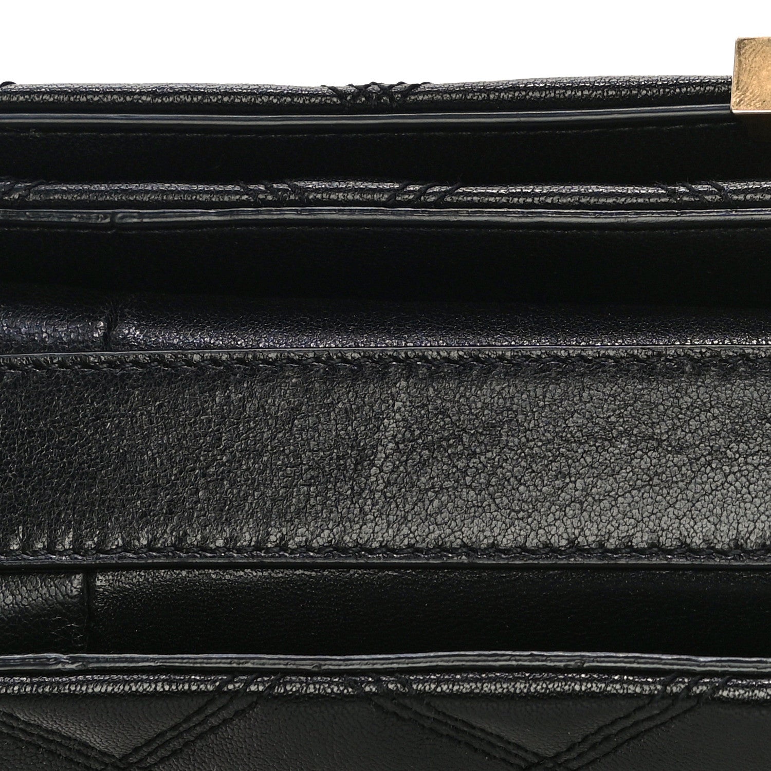 Saint Laurent Lambskin Quilted Small Becky Chain Bag Black 9 of 11