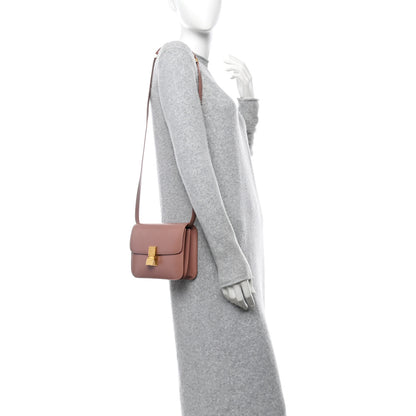 Celine Box Calfskin Teen Classic Box Flap Bag Antique Rose 2 of 11