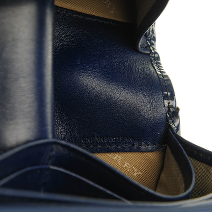 Burberry Supernova Check Penrose Continental Wallet Blue 9 of 9