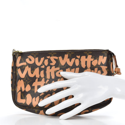 Louis Vuitton Monogram Graffiti Pochette Accessories Peach 2 of 11