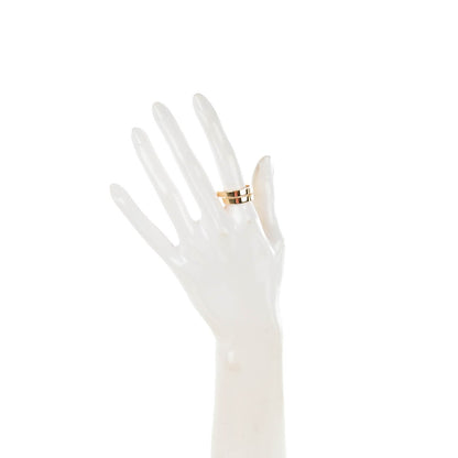 Cartier 18K Yellow Gold 9mm Paris Nouvelle Vague Ring 54 6.75 2 of 4