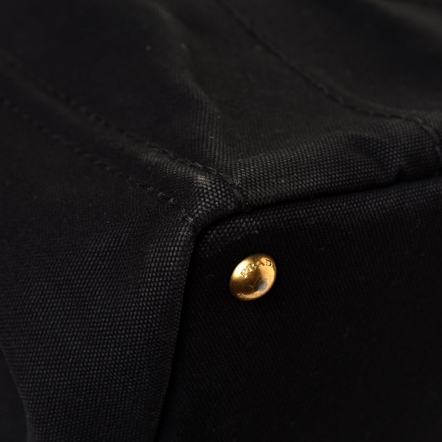 Canapa Small Logo Tote Black