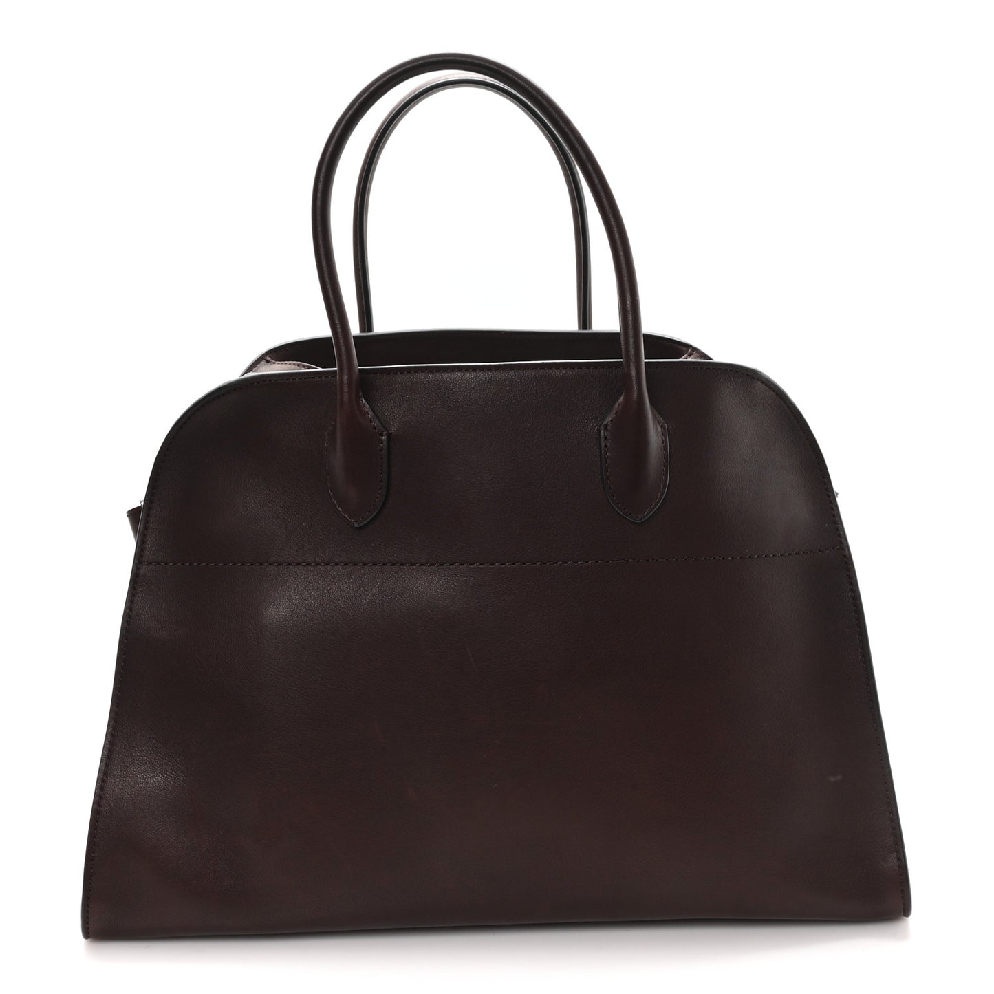 Polished Saddle Calfskin Soft Margaux 15 Chestnut