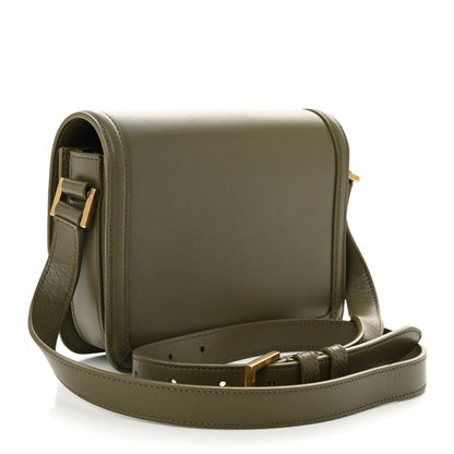 Saint Laurent Smooth Calfskin Small Solferino Satchel Vert Khaki 3 of 10