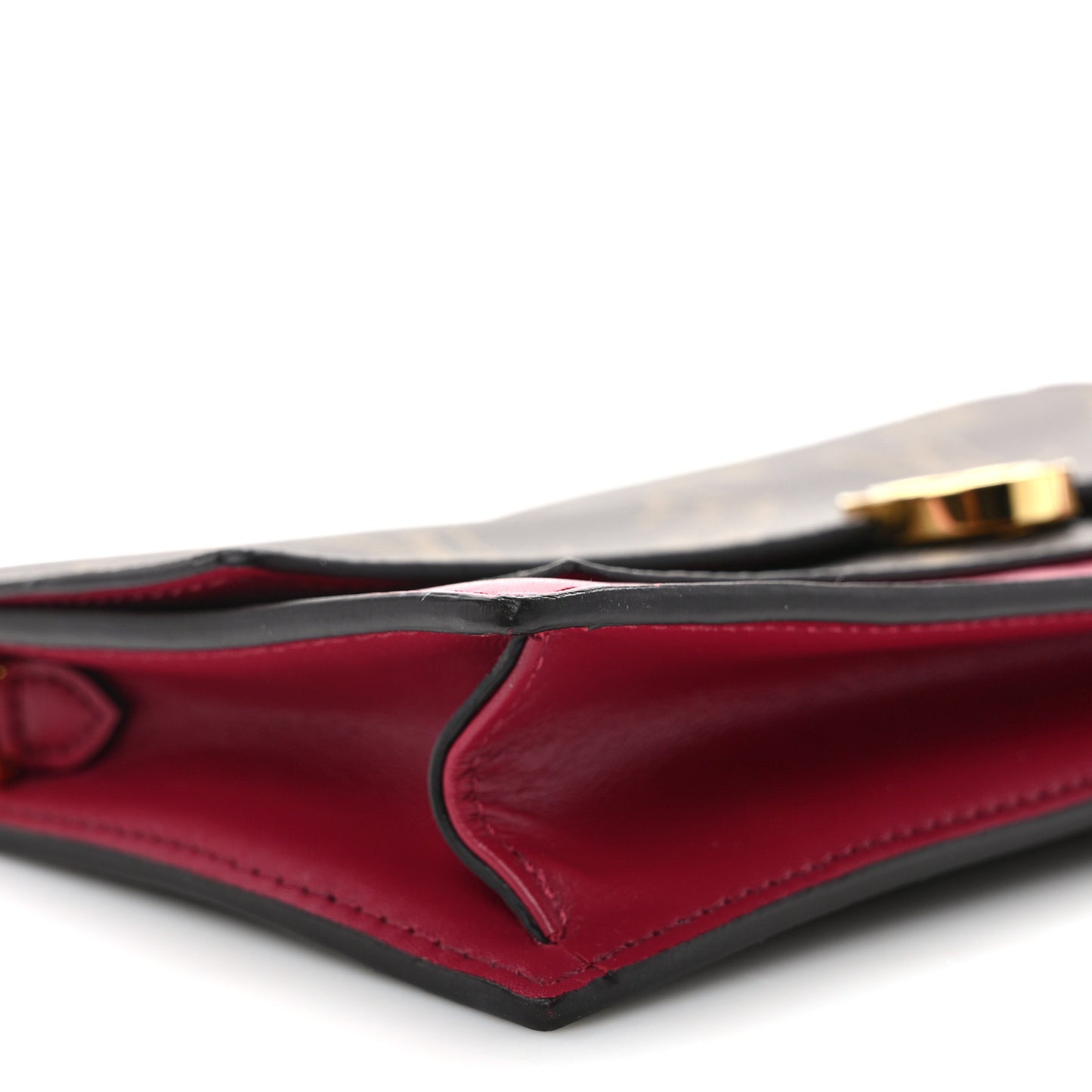 Monogram Flore Chain Wallet Fuchsia