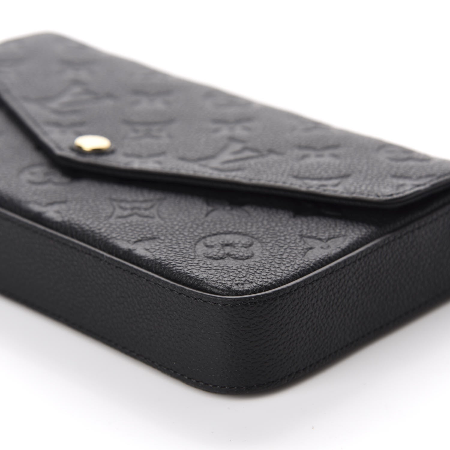 Louis Vuitton Empreinte Pochette Felicie Chain Wallet Black 7 of 11