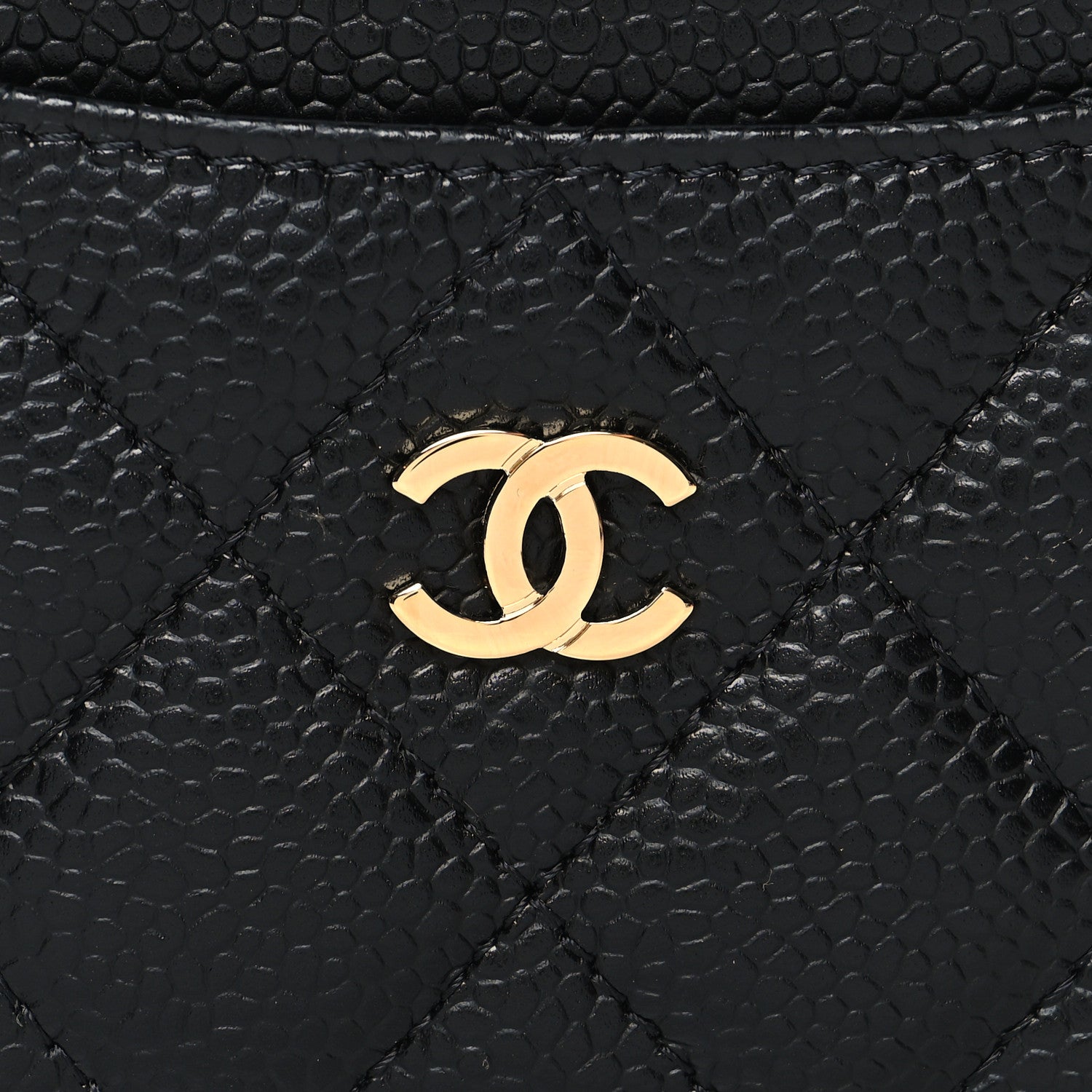Chanel Caviar Quilted Card Holder Black 9 of 10