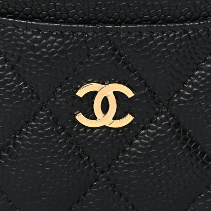 Chanel Caviar Quilted Card Holder Black 9 of 10