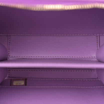 Chanel Caviar Quilted Small CC Filigree Vanity Case Purple 4 of 10