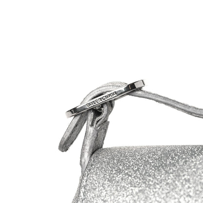 Balenciaga Sparkling Fabric Small XX Flap Stretch Bag Silver 11 of 11
