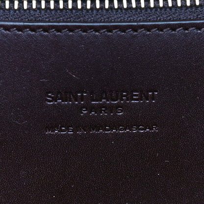 Saint Laurent Raffia Calfskin Medium Panier Tote 6 of 20