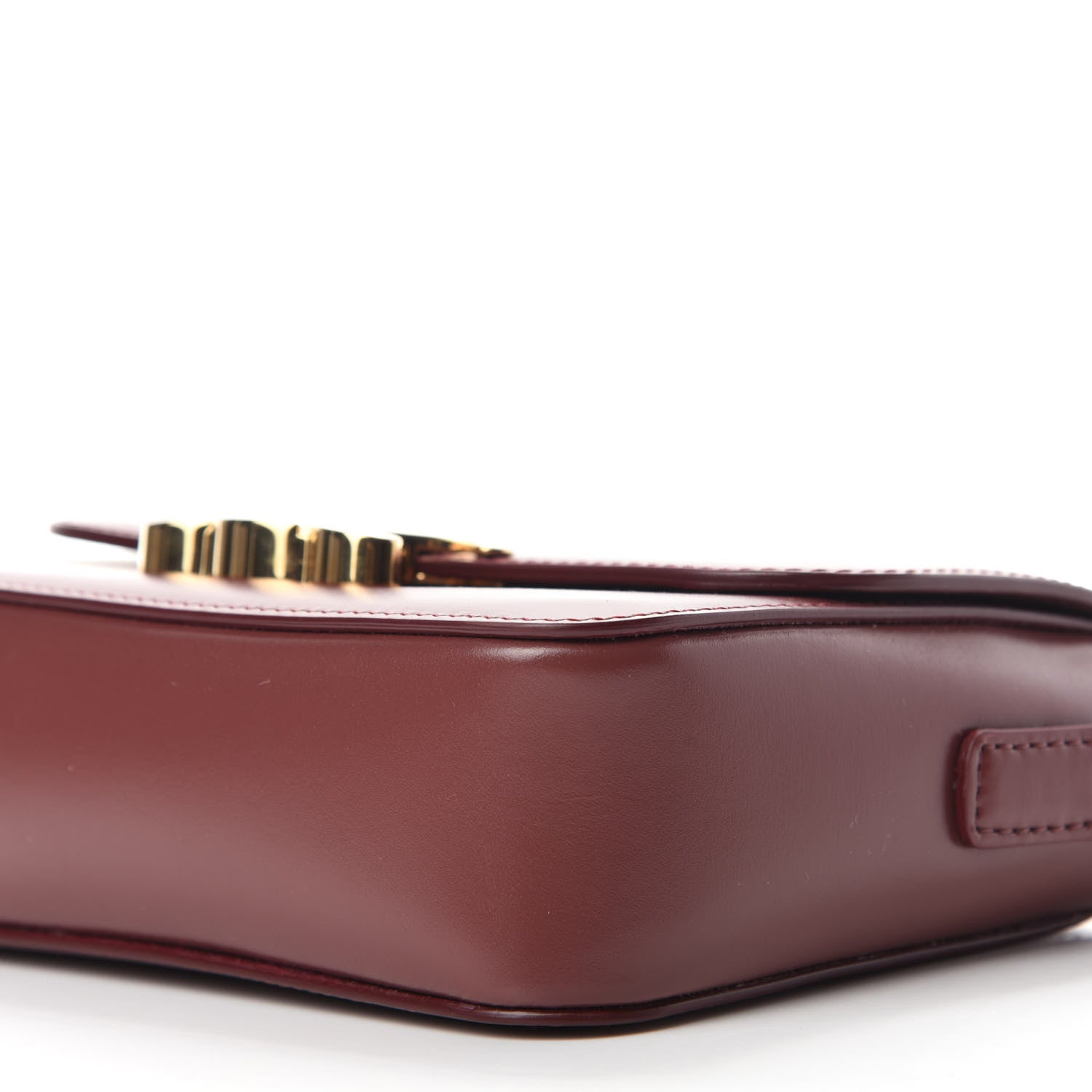 Celine Shiny Calfskin Nano Triomphe Light Burgundy 7 of 11