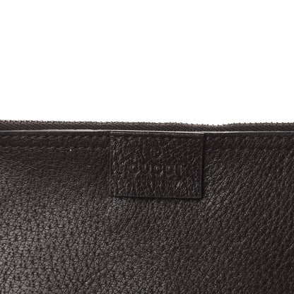 Gucci Soft Grained Calfskin Web Large Jackie Hobo Dark Brown 9 of 11